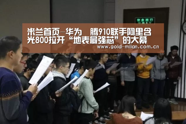 米兰首页-华为昇腾910联手阿里含光800拉开“地表最强芯”的大幕(图1)